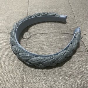 Braided Headband in Powder Blue